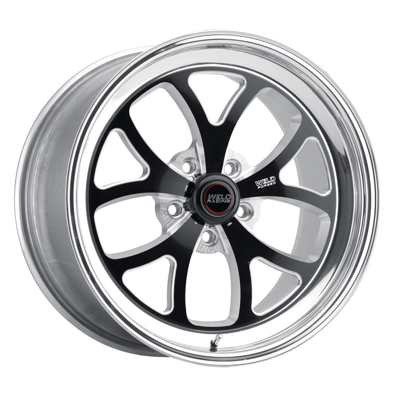 Weld S76 17x11 / 5x4.75 BP / 7.7in. BS Black Wheel (High Pad) - Non-Beadlock Main image