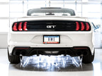 AWE Tuning 2018+ Ford Mustang GT (S550) Cat-Back Exhaust - Touring Edition (Quad Diamond Black Tips) (view 2)