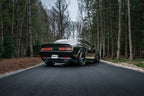 MBRP 17-Up Dodge Challenger 5.7L/6.2L/6.4L Carbon Fiber Quad Tip T304 Catback Exhaust (view 4)