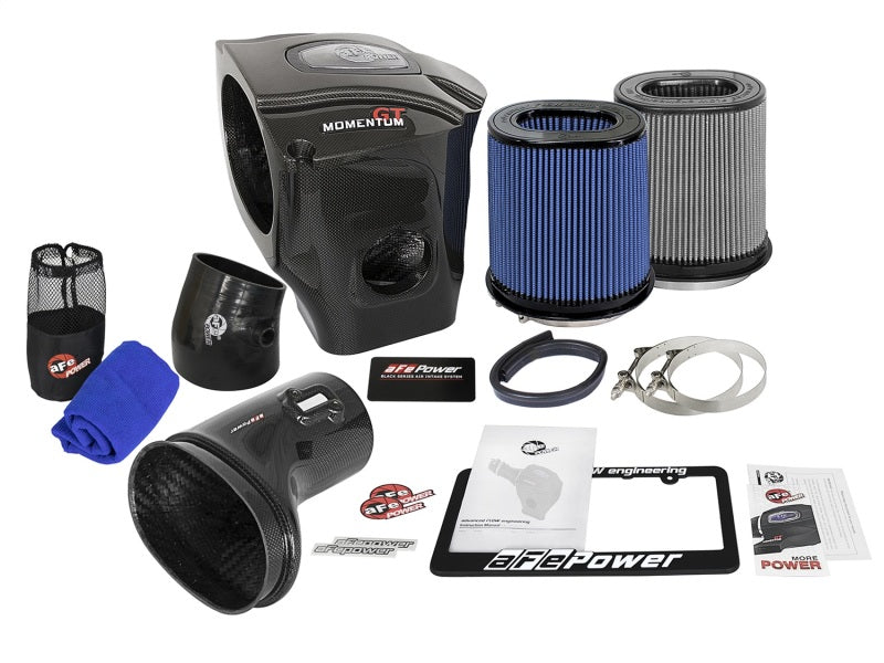 aFe Momentum GT Black Series Carbon Fiber CAIS 15-16 Dodge Challenger SRT Hellcat V8-6.2L (sc) (view 3)