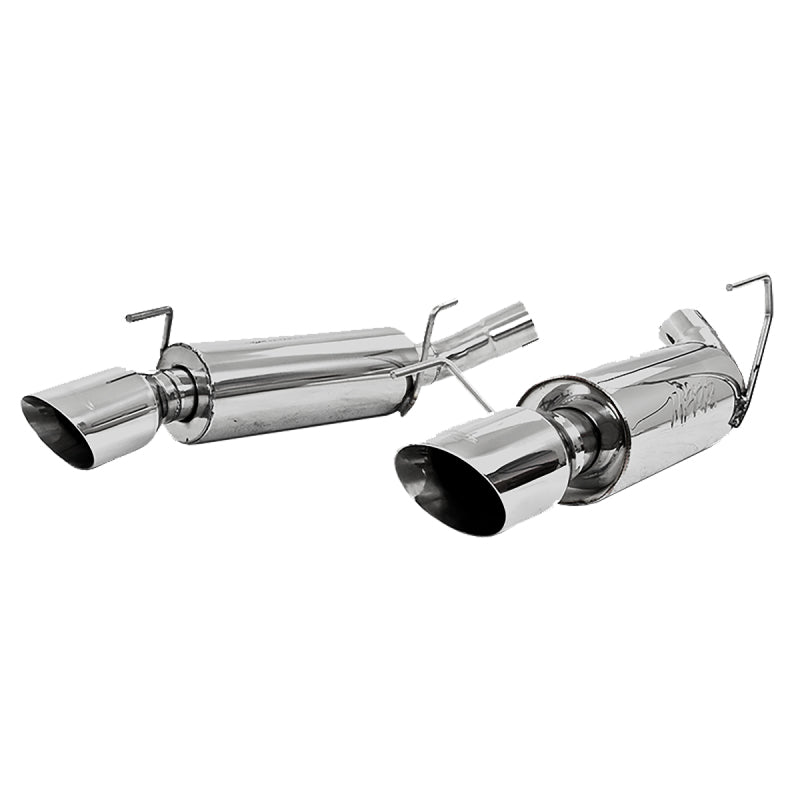 MBRP 05-10 Ford Mustang GT 5.0/Shelby GT500 Dual Mufflers Axle Back Split Rear T304 (view 2)