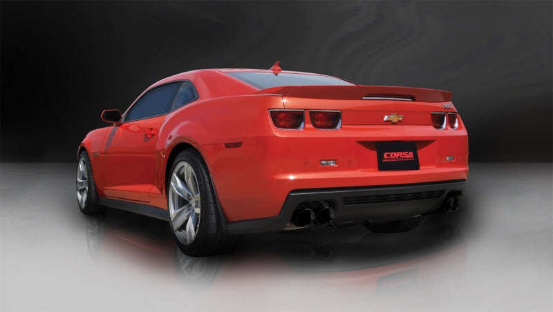 Corsa 12-13 Chevrolet Camaro Coupe ZL1 6.2L V8 Black Sport Cat-Back + XO Exhaust (view 5)