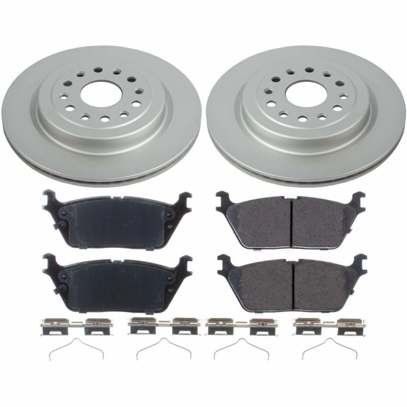 Power Stop 2019 Ram 1500 Rear Z17 Evolution Geomet Coated Brake Kit Main image