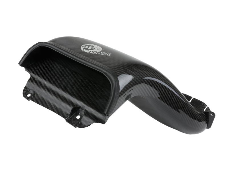 aFe Quantum Cold Air Intake System Scoop 18-20 Ford F150 EcoBoost V6-3.5L/2.7L - Carbon Fiber Main image