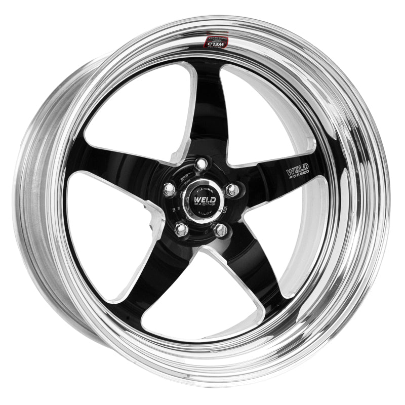 Weld S71 20x9 / 5x4.5 BP / 6.3in. BS Black Wheel (High Pad) - Non-Beadlock Main image