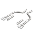 MagnaFlow Axle-Back, SS, 3in, Quad Split Rear 3.5 Tips 2015 Dodge Challenger incl SRT Hellcat (view 18)
