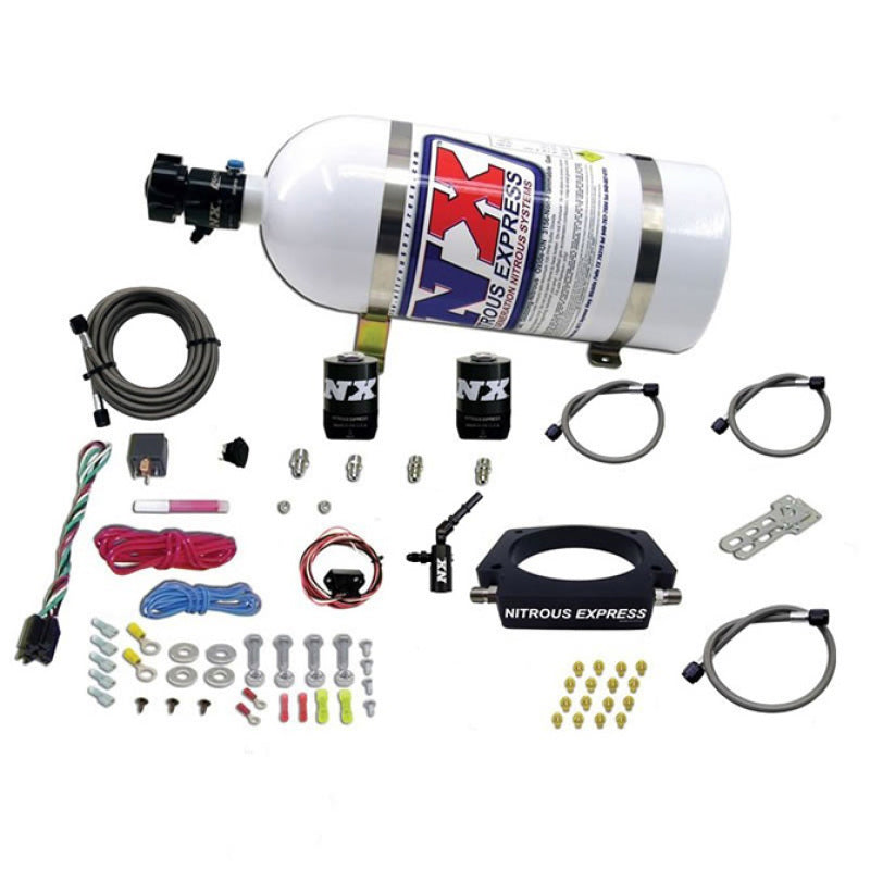 Nitrous Express 2014+ Chevrolet Corvette C7 Nitrous Plate Kit (50-300HP) w/10lb Bottle Main image