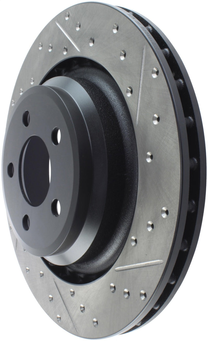 StopTech SportStop 06-09 Chrysler SRT-8 Rear Left Drilled & Slotted Rotor (view 5)