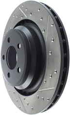 StopTech SportStop 06-09 Chrysler SRT-8 Rear Left Drilled & Slotted Rotor (view 5)