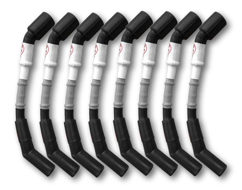 Kooks 10mm Spark Plug Wire - Grey w/Black Boots (Set of 8) Main image