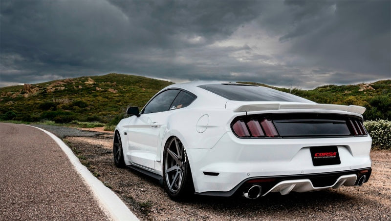 Corsa 2015 Ford Mustang GT 5.0 3in Cat Back Exhaust Polish Dual Tips (Sport) (view 2)