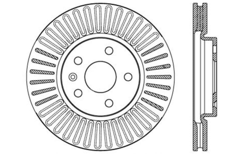 StopTech Drilled Sport Brake Rotor (view 4)