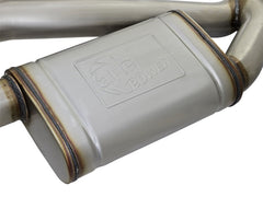 aFe MACHForce XP 3in 304 SS Axle-Back Exhaust Dual Exhaust (NPP) w/ Black Tips 16-17 Camaro SS V8