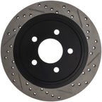 StopTech 05-10 Ford Mustang Slotted & Drilled Left Rear Rotor (view 2)