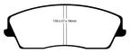 EBC 05-09 Chrysler 300 2.7 Redstuff Front Brake Pads (view 2)