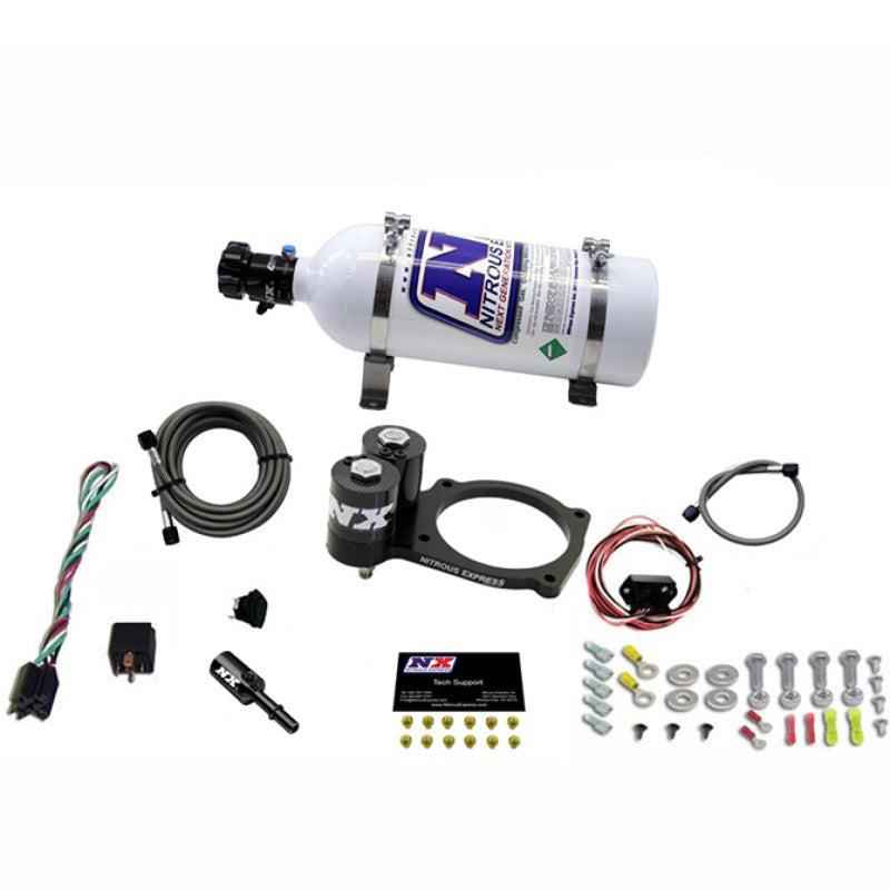 Nitrous Express Dodge Hellcat/Demon Nitrous Plate Kit w/5lb Bottle Main image