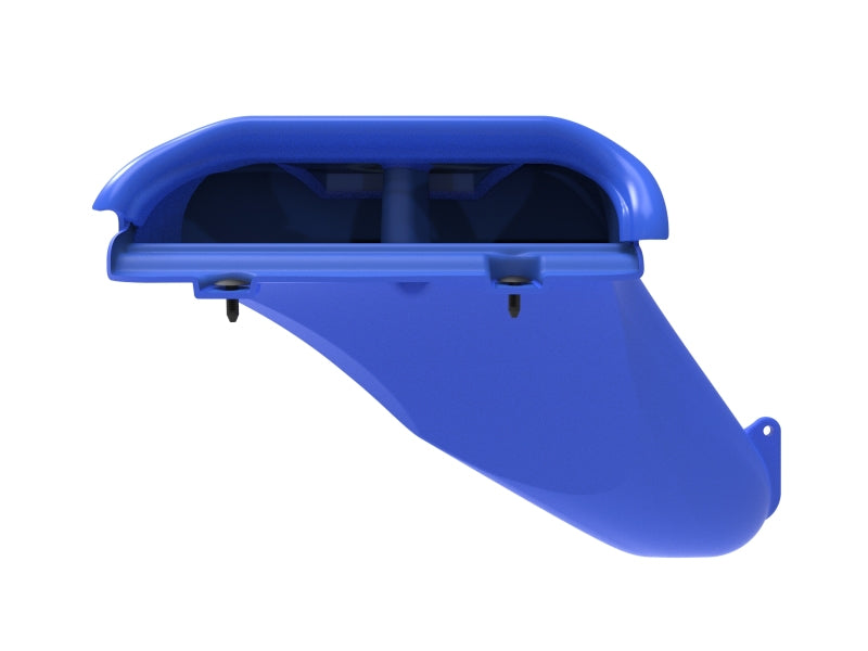 aFe Rapid Induction Dynamic Air Scoop 2021+ Ford F-150V6/V8 - Blue (view 4)