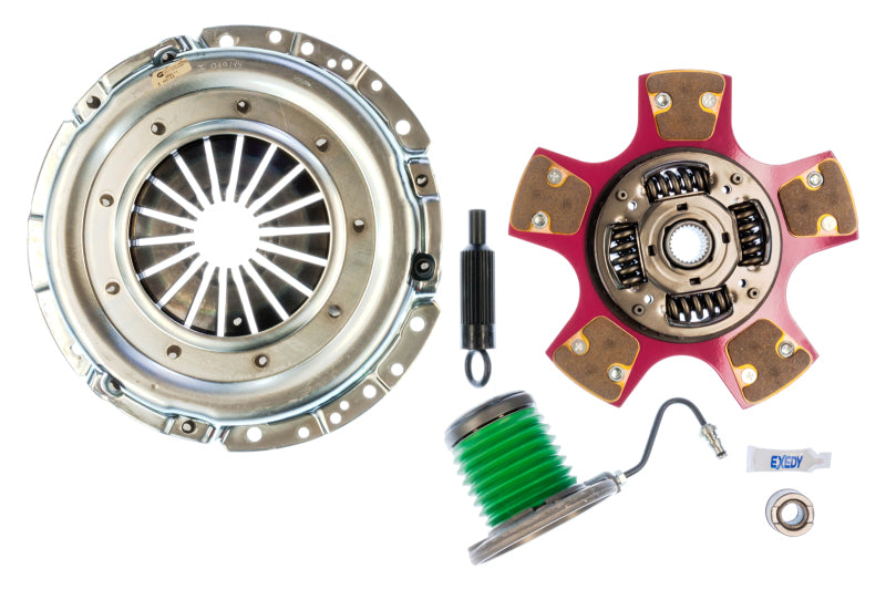 Exedy 2005-2010 Ford Mustang V8 Stage 2 Cerametallic Clutch Paddle Style Disc w/Hydraulic SC Main image