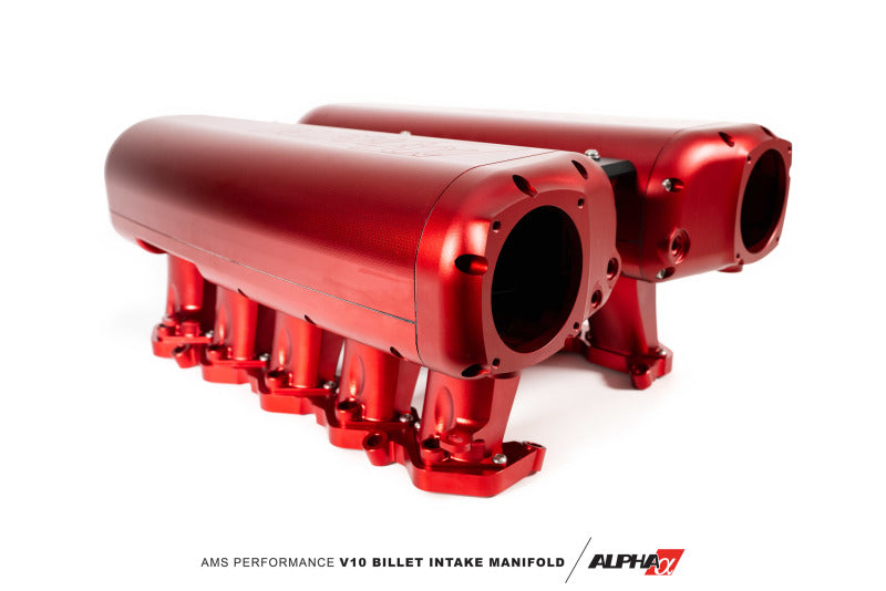 AMS Performance V10 Audi R8 / Lamborghini Huracan / Performance Billet Intake Manifold - CLR Anodize (view 10)