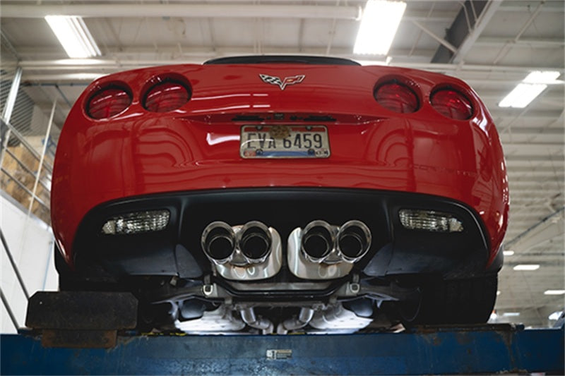 Corsa Xtreme Corvette C6 Z06 / ZR1 6.2L Polished 4.5in Tips (view 3)