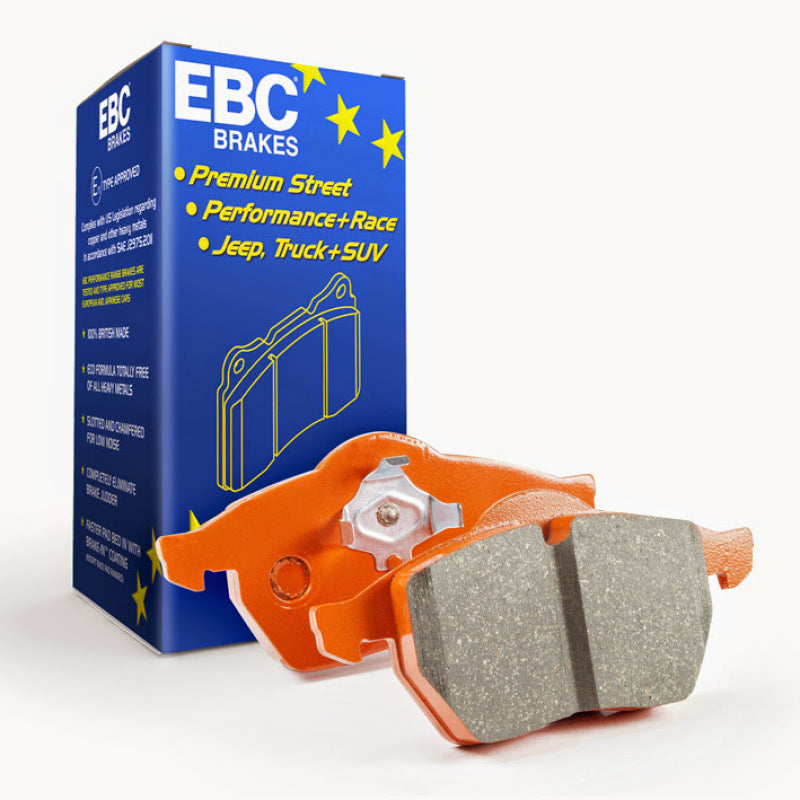 EBC 01-04 Aston Martin Vanquish 5.9 (AP Caliper) Orangestuff Front Brake Pads (view 8)