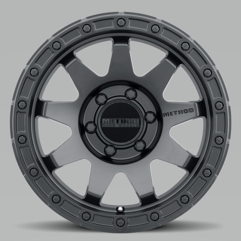 Method MR317 18x9 +18mm Offset 6x135 87mm CB Matte Black Wheel Main image