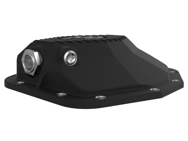 aFe POWER 21-22 Ram 1500 TRX Hemi V8 6.2L (sc) PRO Series Rear Differential Cover Black w/ Machined (view 5)