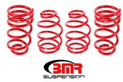 BMR 10-15 5th Gen Camaro V8 Lowering Spring Kit (Set Of 4 Front) - Red