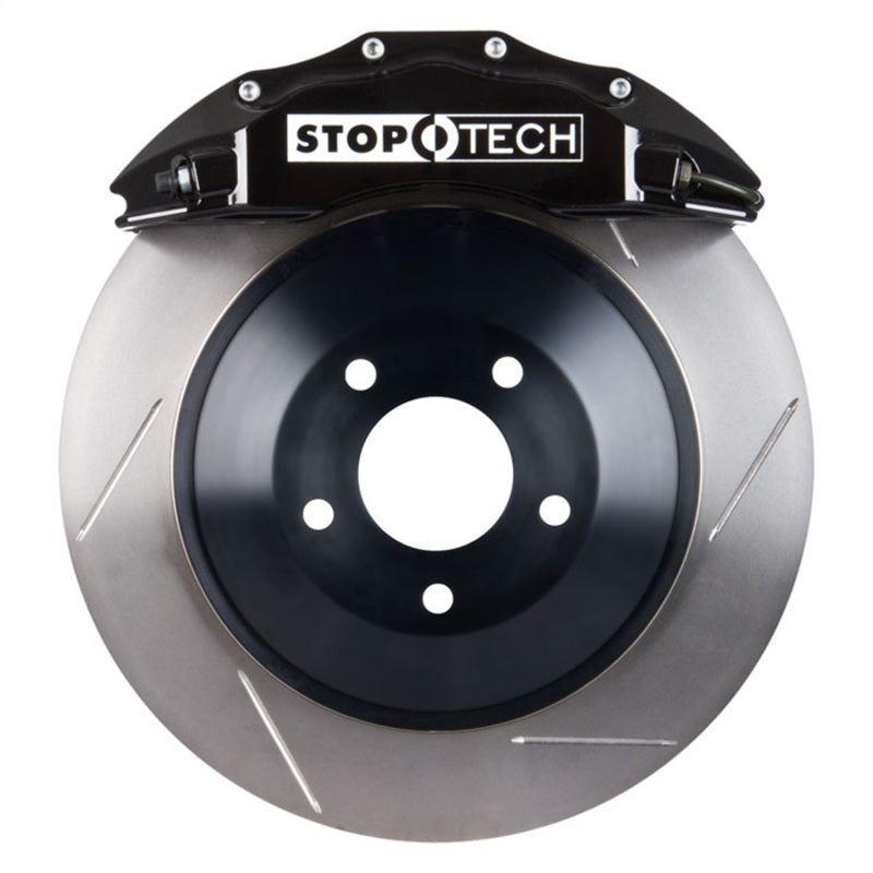 StopTech Chrysler 300C Front Touring 1-Piece BBK w/ Black ST-60 Calipers Slotted Rotor Main image