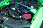 Airaid 12-13 Ford Mustang Boss 302 MXP Intake System w/ Tube (Oiled / Red Media) (view 6)