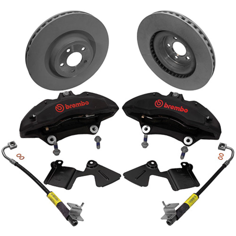 Ford Racing 2015-2016 Mustang Performance Pack 6 Piston Front Brake Upgrade Kit (view 3)