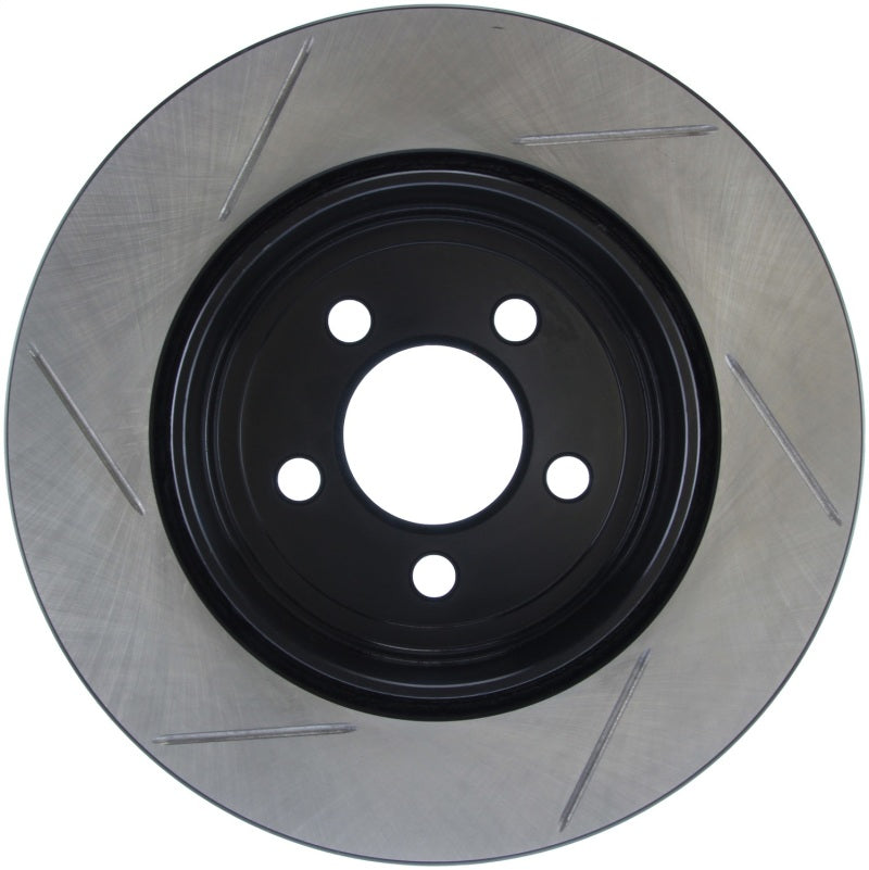 StopTech Power Slot 05 Chrysler 300C 5.7L V8 w/ Vented Rear Disc Rear Left SportStop Slotted Rotor (view 4)