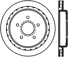 StopTech Power Slot 97-04 Chevy Corvette Slotted Right Rear CRYO Rotor