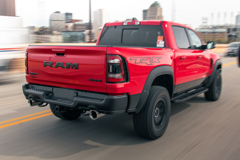 Corsa 21-22 Dodge Ram TRX Crew Cab Xtreme Catback Exhaust Dual Rear Gunmetal Tip (view 5)