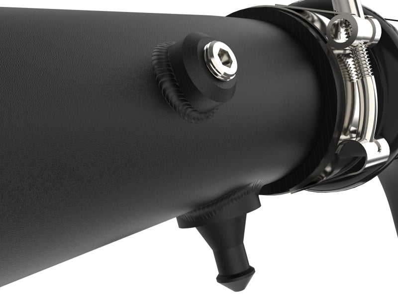 aFe BladeRunner 21-22 Ford F-150 Ecoboost V6-3.5L(tt) Aluminum Hot and Cold Charge Pipe Kit Black (view 4)
