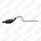 MBRP 11-14 Ford Mustang GT 5.0L 3in Cat Back Dual Split Rear Street Version 4in Tips - Black (view 6)
