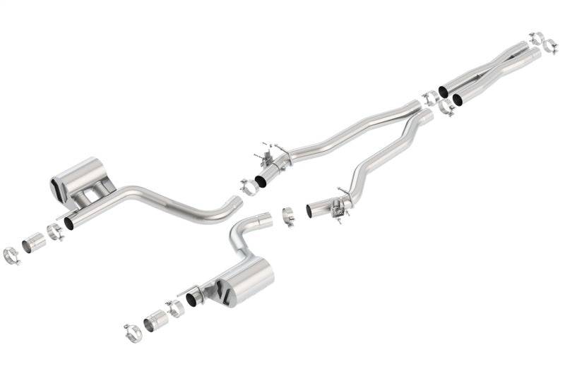 Borla 2015 Dodge Challenger Hellcat 6.2L V8 ATAK Catback Exhaust No Tips Factory Valance (view 2)