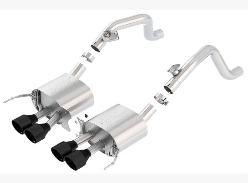 Borla 14-18 C7 Corvette Stingray Axle-Back ATAK Exhaust 2.75in To Muffler Dual 2.0in Out 4.25in Tip Main image