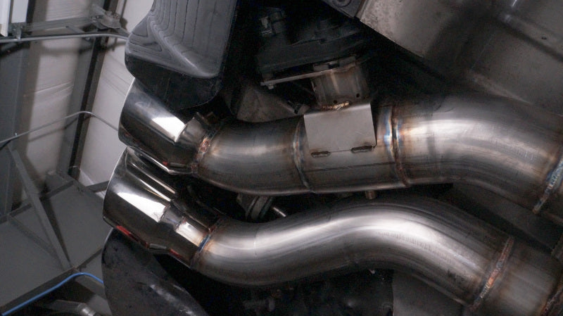 Stainless Works 2016-18 Cadillac CTS-V Sedan Catback System Resonated X-Pipe Dual-Mode Mufflers (view 21)