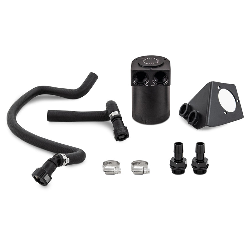 Mishimoto 2020+ Chevrolet Corvette C8 Baffled Oil Catch Can Kit (PCV Side) - Black Main image