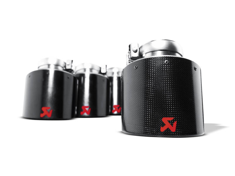 Akrapovic 08-25 Nissan GT-R Tail Pipe Set (Carbon 125 mm) (view 2)