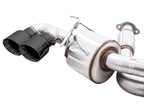 AWE Tuning 2020 Chevrolet Corvette (C8) Touring Edition Exhaust - Quad Diamond Black Tips (view 5)