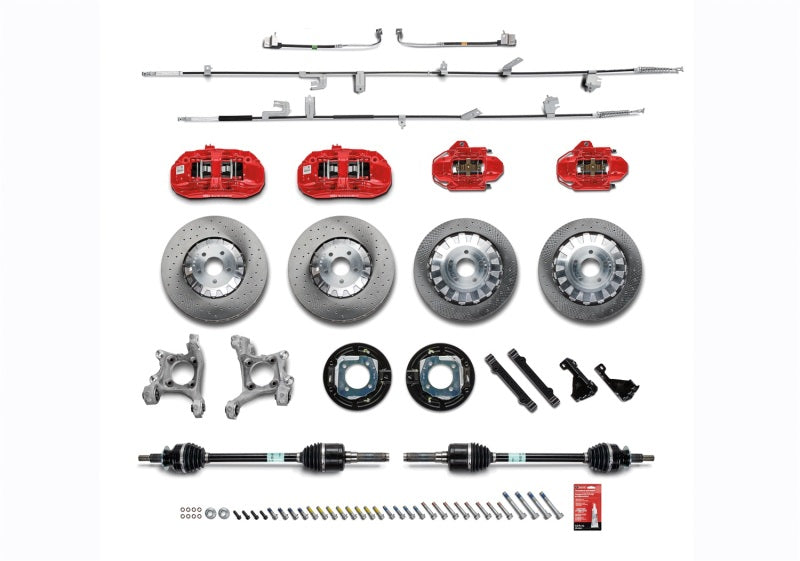 Ford Racing 15-17 Mustang GT/ 2.3L EcoBoost GT350R Brake Upgrade Kit (view 3)