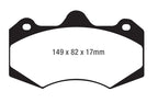 EBC AP Racing Caliper CP7040 Yellowstuff Brake Pads (view 3)