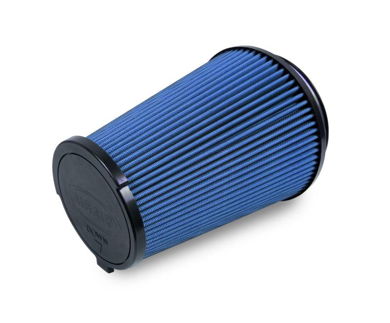 Airaid 10-14 Ford Mustang Shelby 5.4L Supercharged Direct Replacement Filter - Oiled / Blue Media (view 11)