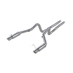 MBRP 05-09 Ford Shelby GT500 / GT Dual Split Rear Race Version, T409 4in Tips Exhaust System (view 3)