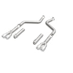 MagnaFlow Axle-Back, SS, 3in, Quad Split Rear 3.5 Tips 2015 Dodge Challenger incl SRT Hellcat (view 20)