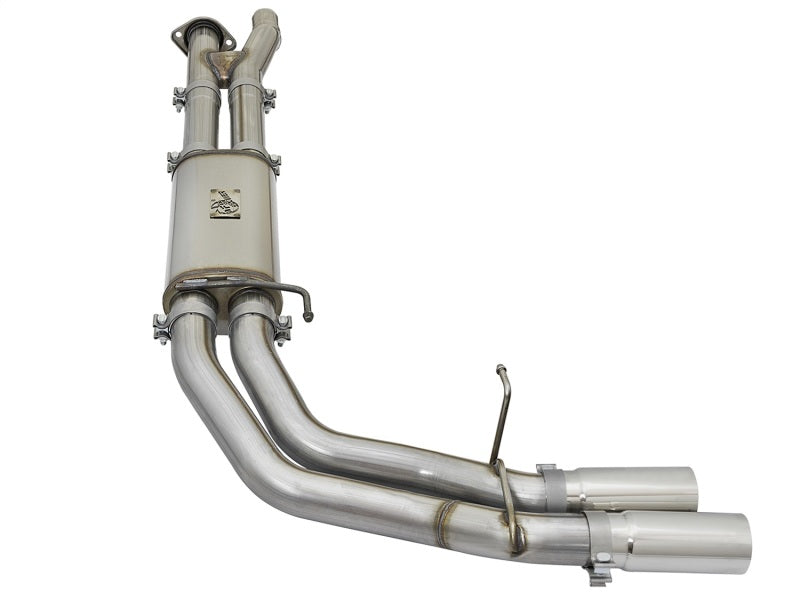 aFe POWER Rebel Series 3in 409 SS Cat Back Exhaust w/ Polished Tips 17 Ford F-150 Raptor V6-3.5L (view 4)