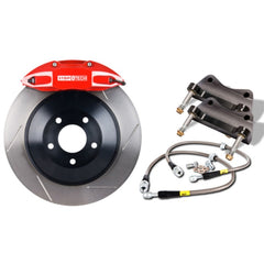 StopTech 2015 Ford Mustang GT Front Big Brake Kit Blue ST-60 Calipers 380x34mm Slotted 1pc Rotors