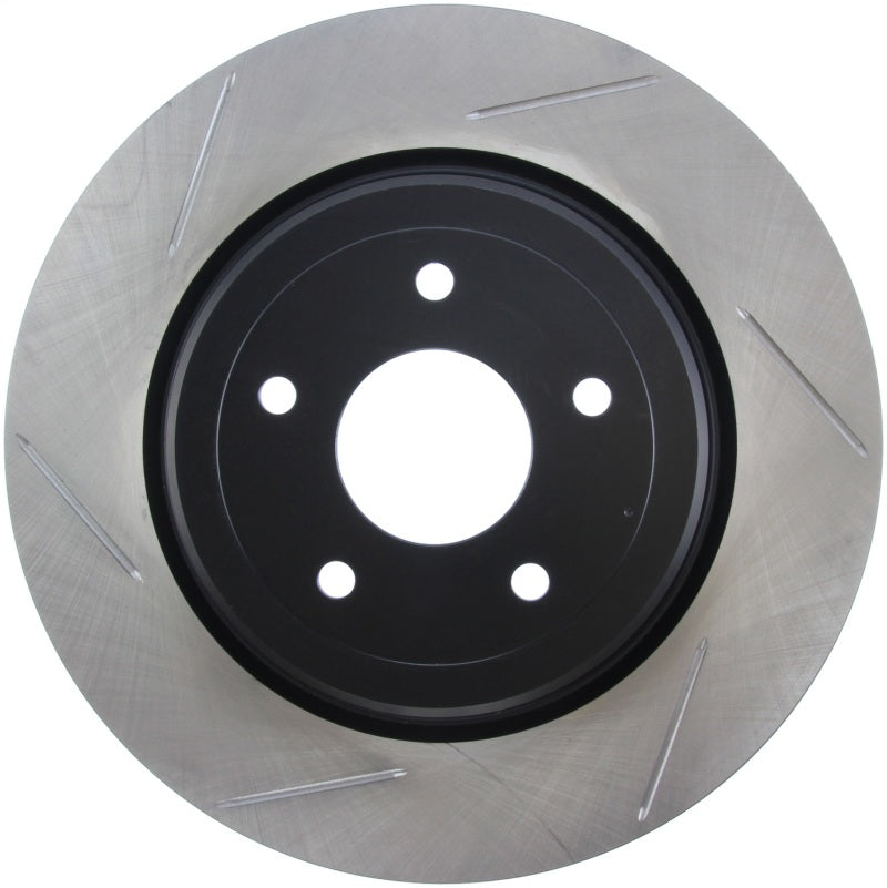 StopTech Power Slot 06-10 Chevrolet Corvette Rear Right Slotted Rotor Main image